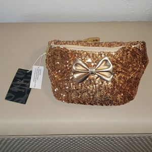Disney Minnie Gold Sequined Fanny Pack